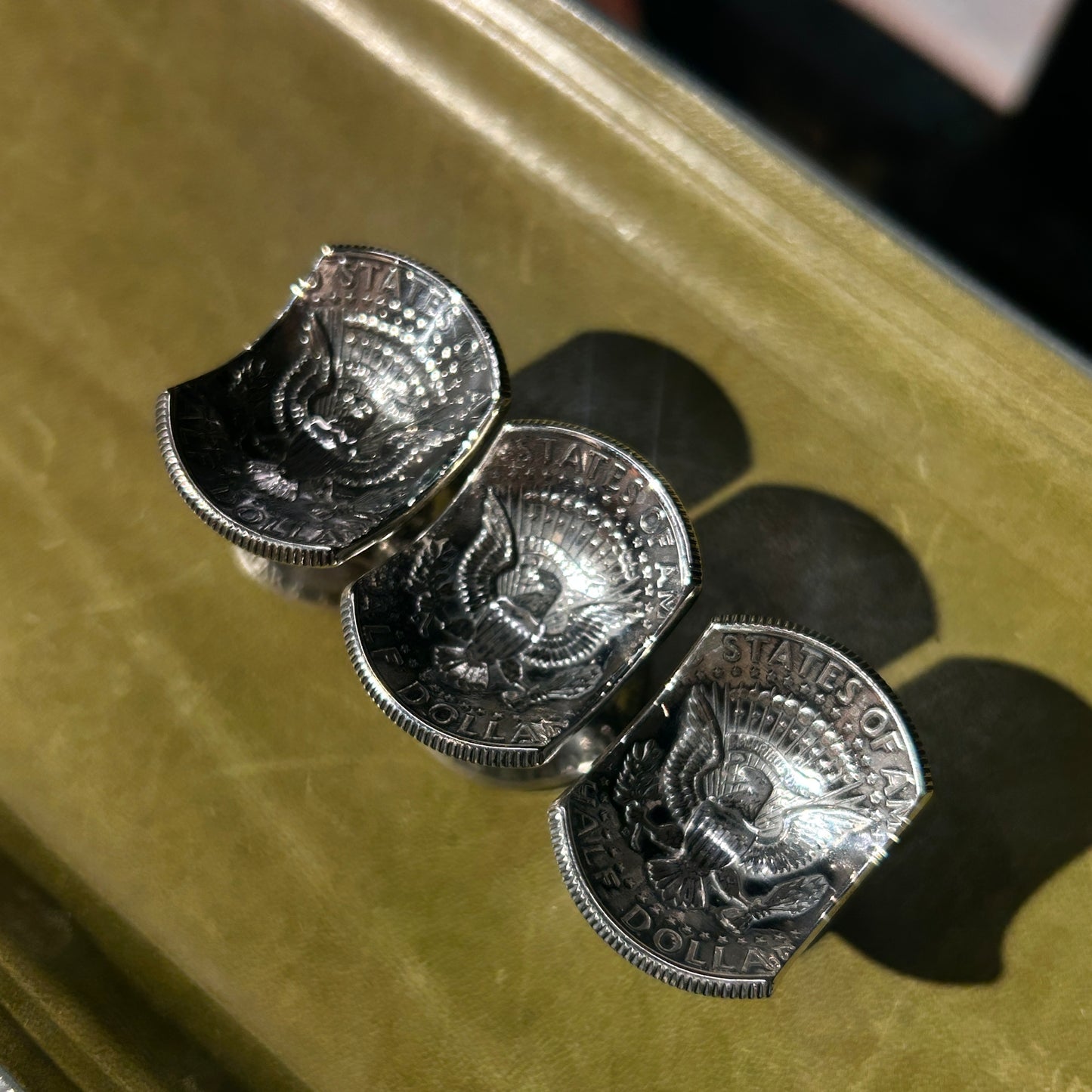 North Works Remade Silver Coin Cigar Stand alternate view