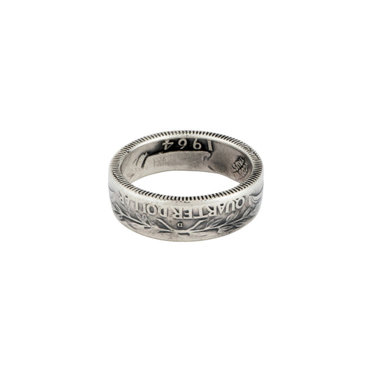 North Works N-034 Vintage Quarter Coin Ring detail view