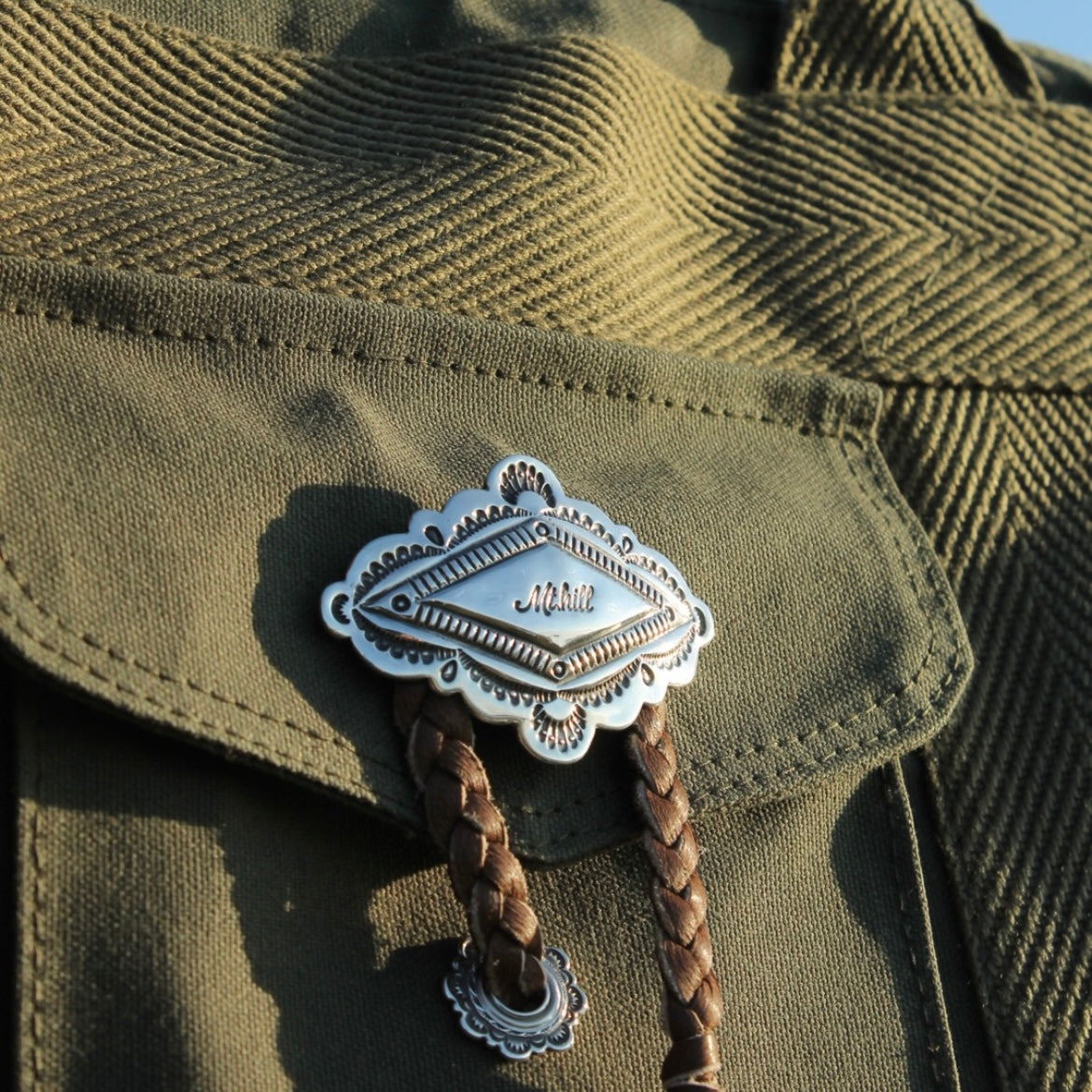 Mt.hill Kit Bag with Sterling Silver Concho