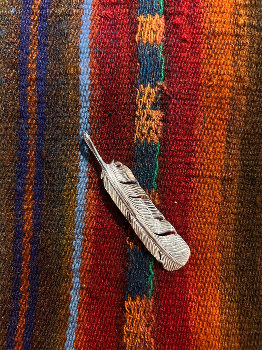 Yusuke Kosaka Works “Sense” Silver Feather Pendant