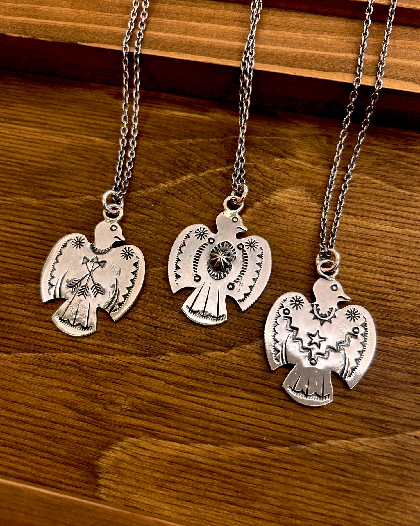North Works N-412–N-415 Thunderbird Engraved Coin Necklace alternate view
