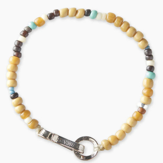 North Works D-804 Handmade Antique Bead Bracelet detail view