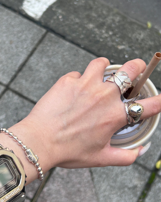Yusuke Kosaka Works “Pride” Silver Feather Ring