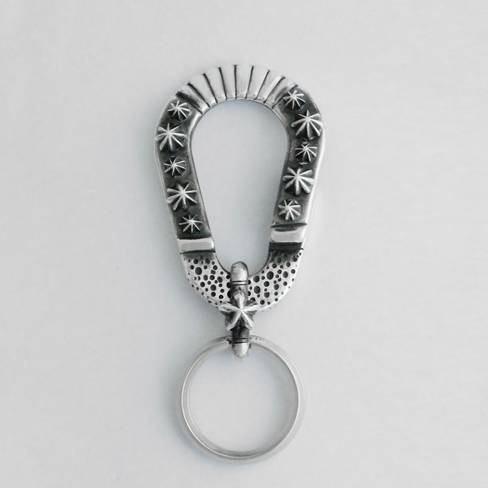 Mt.hill Brass & Silver Carabiner Key Hook