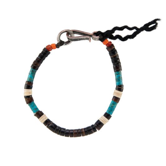 North Works D-811 Handmade Bead Bracelet detail view