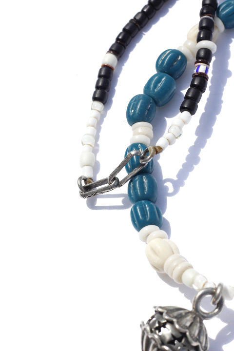 Mt.hill Squash Blossom Beads Necklace