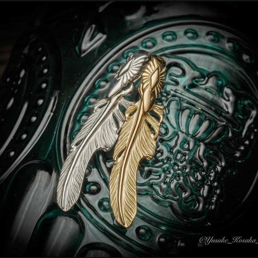 Yusuke Kosaka Works “Star” Mini Silver Feather Pendant