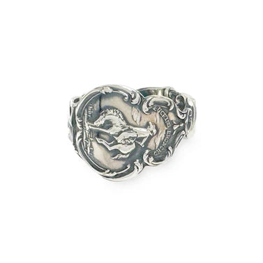 BLIND MAN TOGS Lace vintage sterling silver spoon ring