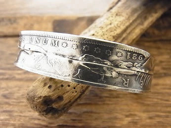 North Works E-042 Morgan Dollar Coin Bangle alternate view
