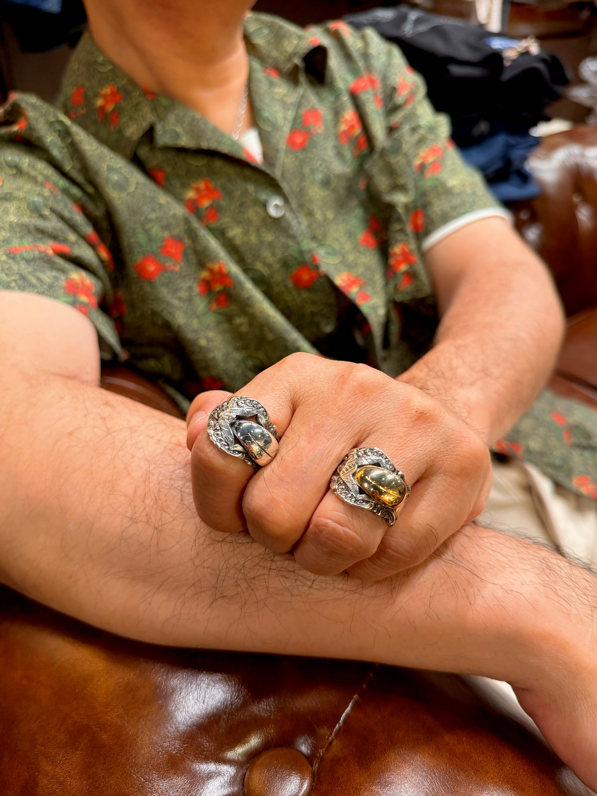 BLIND MAN TOGS Angie vintage silver spoon ring