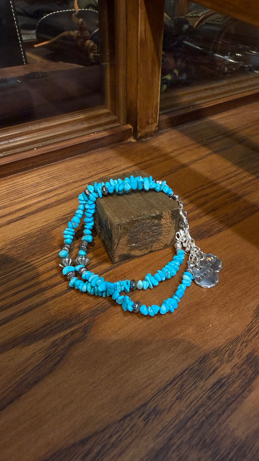 Turquoise Bracelet | Handmade Silver Jewelry | ALLY
