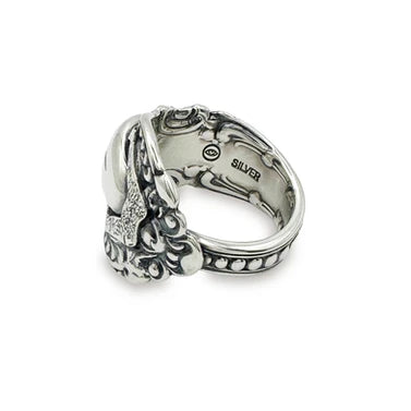 BLIND MAN TOGS Angie vintage silver spoon ring