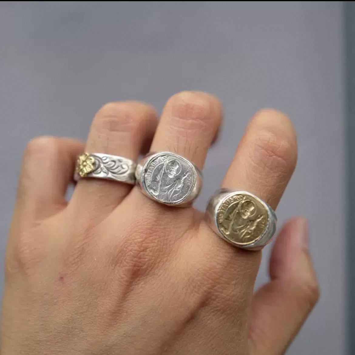 Handmade Silver Signet Ring | Japanese Artisan Jewellery