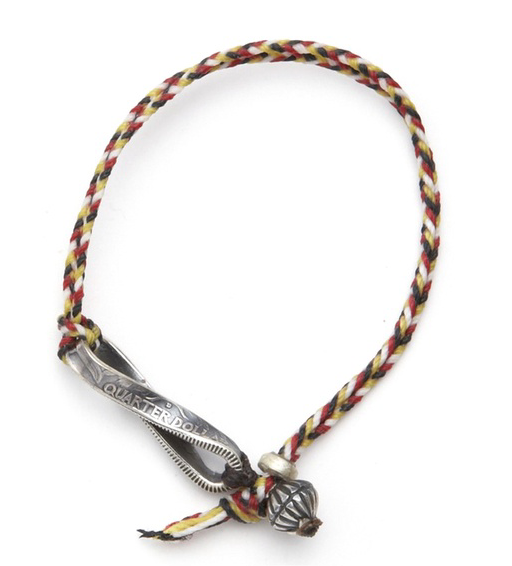 North Works D-202 Twisted Antique Coin Cord Bracelet detail view