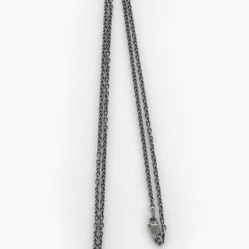 North Works Sterling Silver Azuki Chain Necklace close-up