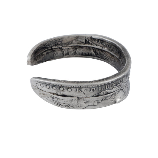 North Works E-042 Morgan Dollar Coin Bangle detail view