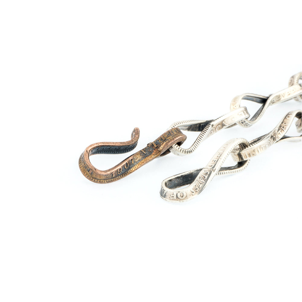 North Works Twisted Coin Bracelet E-046
