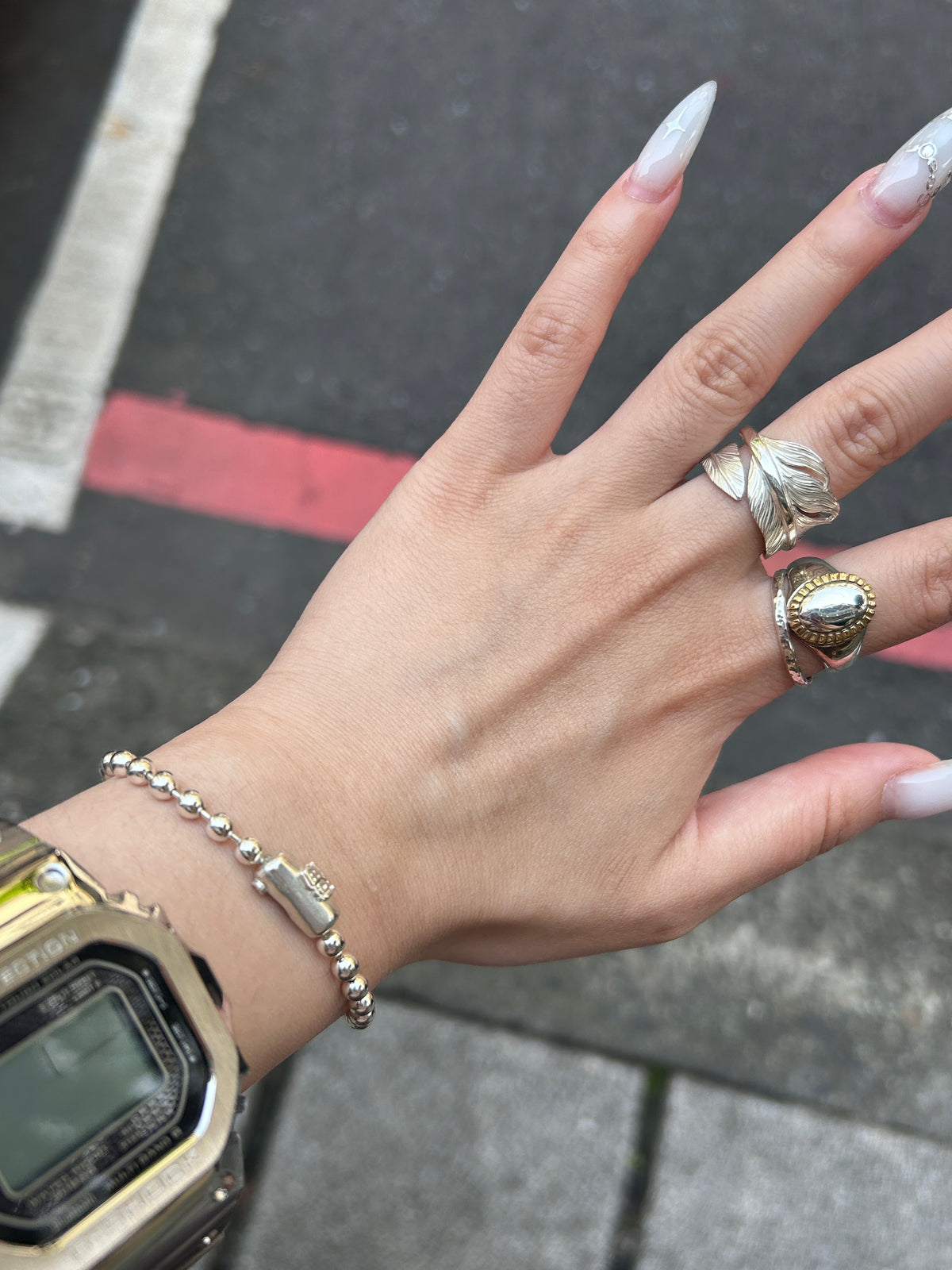 Yusuke Kosaka Works “Pride” Silver Feather Ring