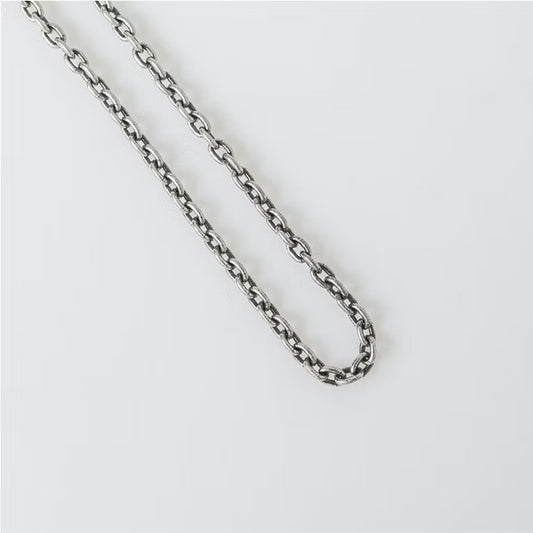North Works Sterling Silver Azuki Chain Necklace detail view