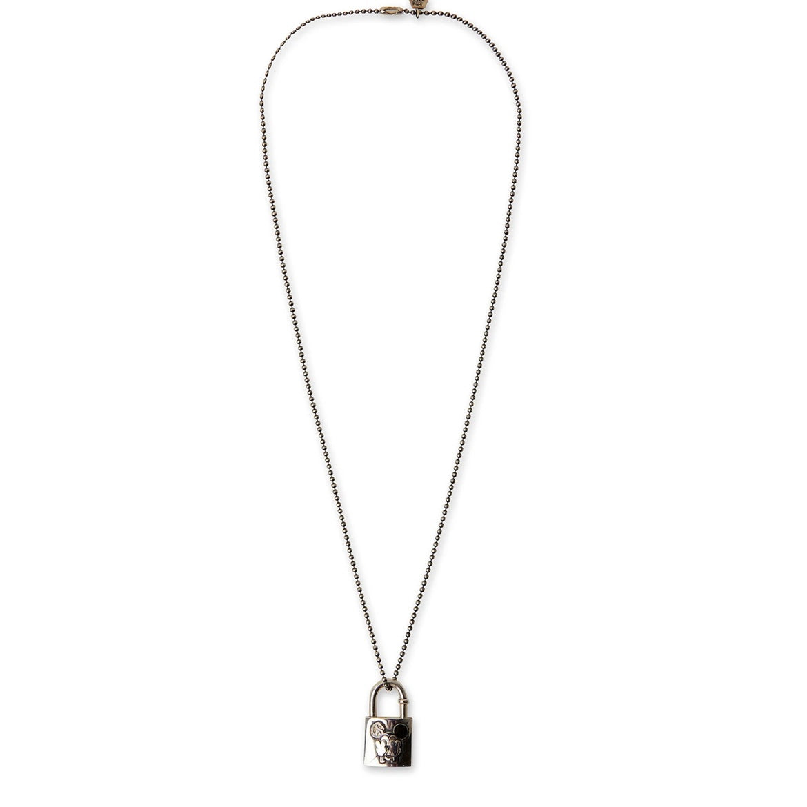 BLIND MAN TOGS Mickey Padlock pendant necklace in recycled silver