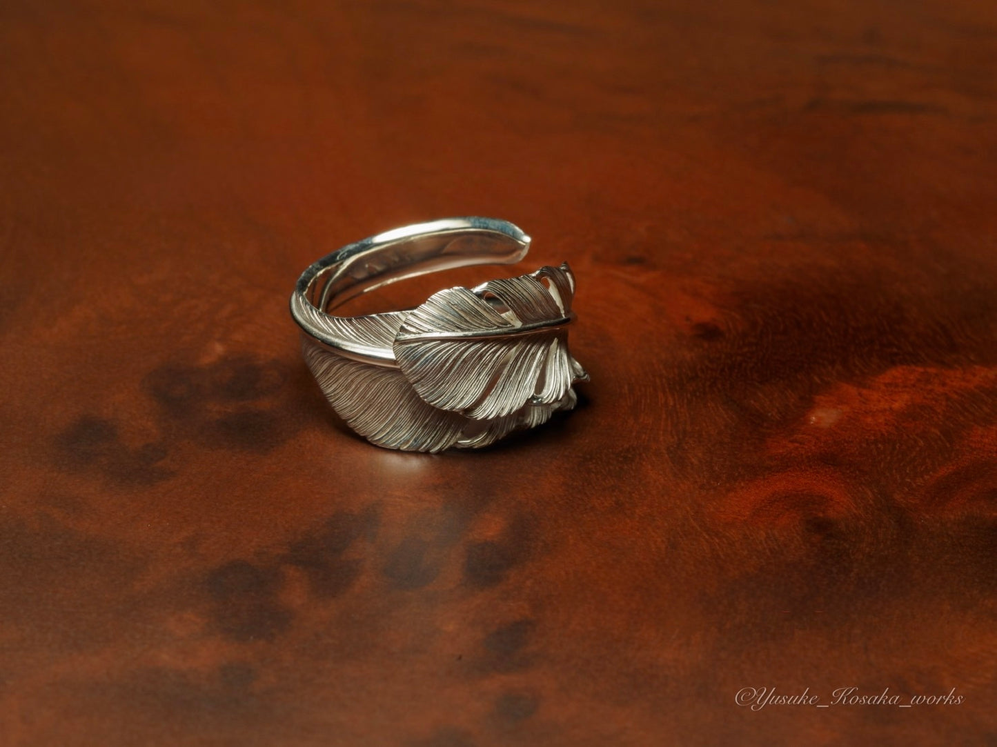 Yusuke Kosaka Works Silver Double Feather Ring- Mindset