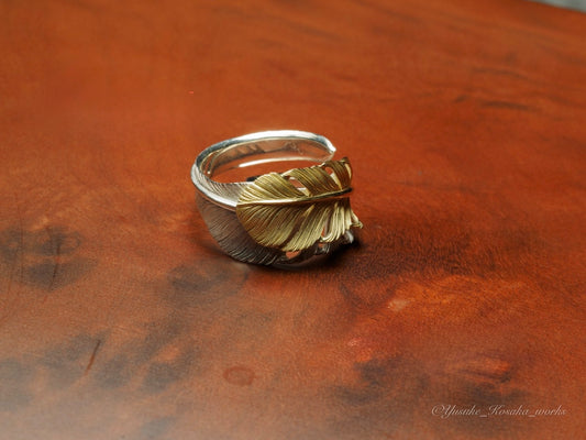 Yusuke Kosaka Works Silver Double Feather Ring- Mindset