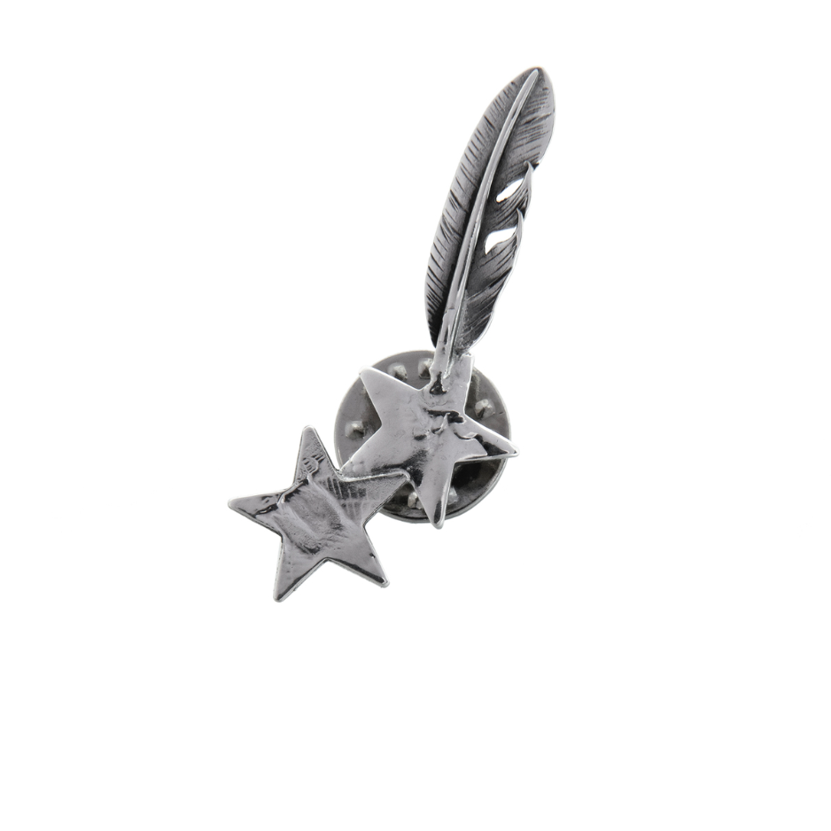 North Works N-644 Morgan Coin Comet Silver Pin alternate view