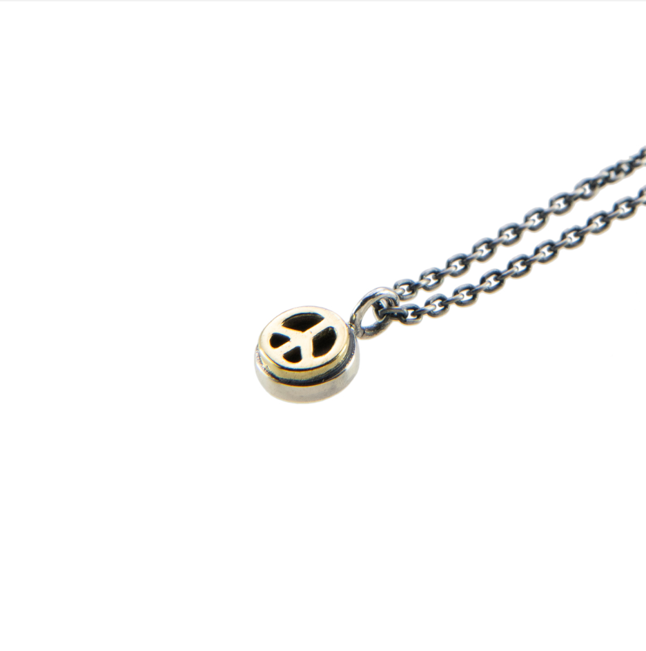 North Works N-655/N-675 Mini Smile & Peace Coin Necklace secondary detail