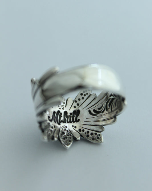 Mt.hill Starburst Ring Gold Star and Silver Star