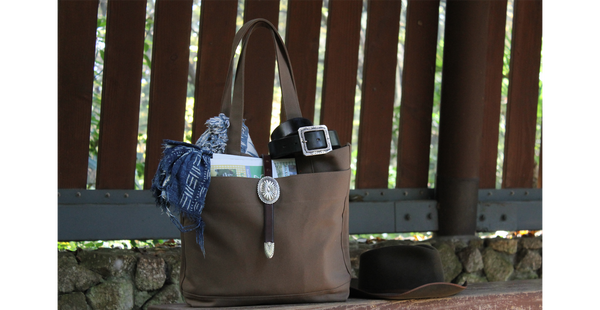 Mt.hill Tote Bag with Silver Concho