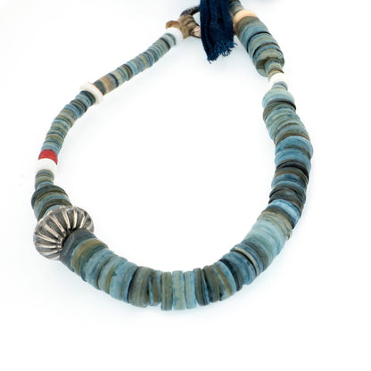 [North Works] Indigo Beads Bracelet D-711