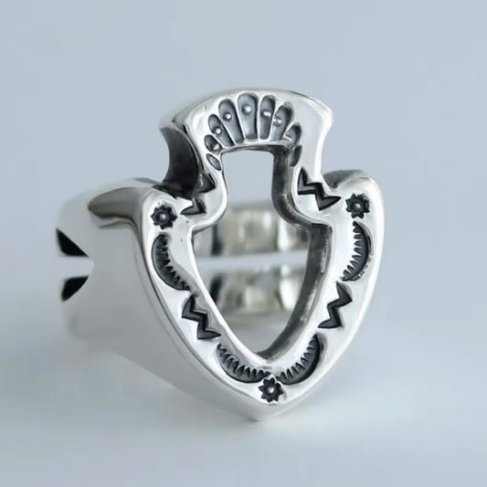 [Mt. Hill] Arrow Signet Ring- 925 Sterling Siver/ Artisan Jewellry