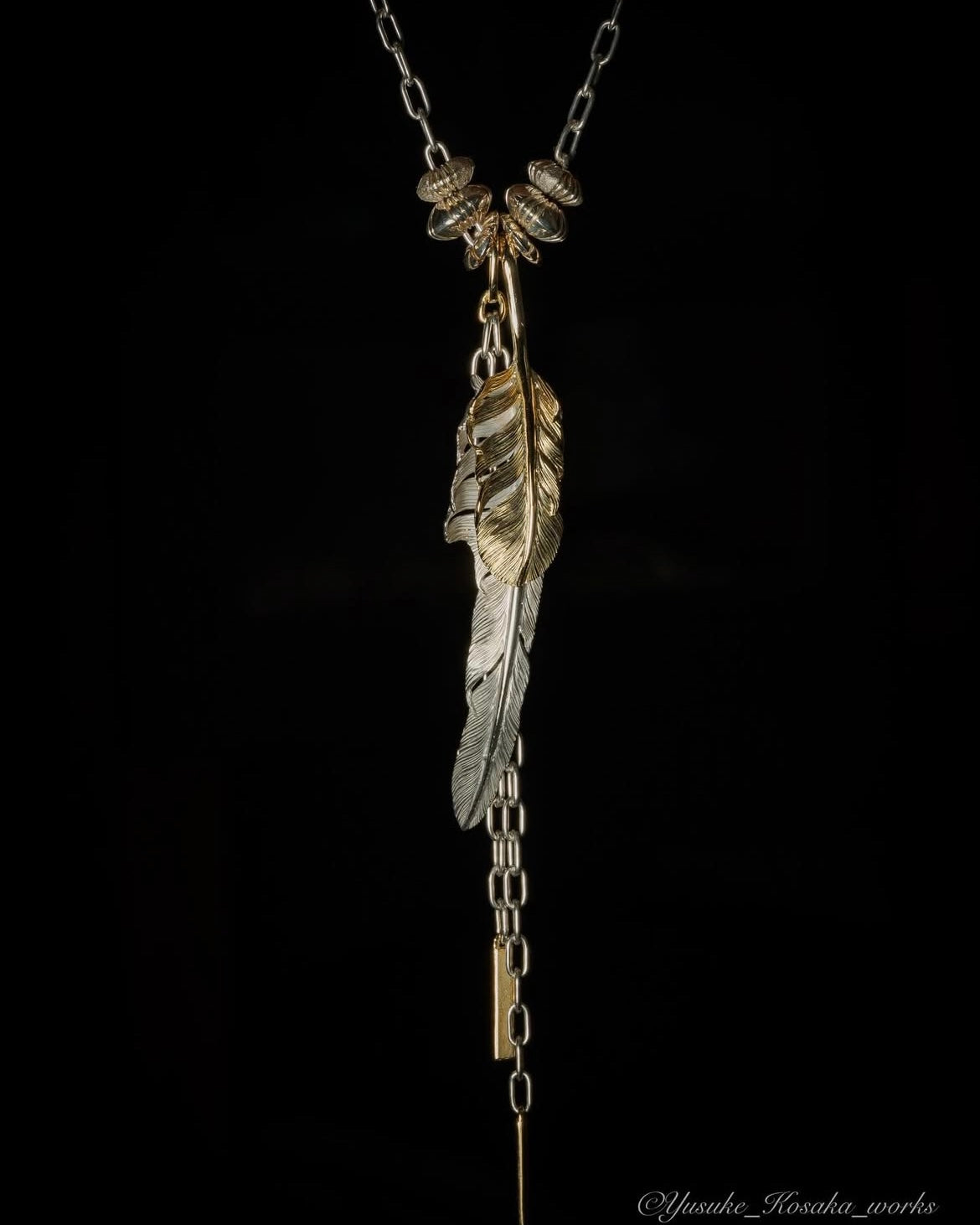 [Yusuke Kosaka] Hook Chain tassel necklace