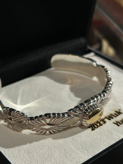 [Yusuke Kosaka Works] “Wish” Gold top Bangle
