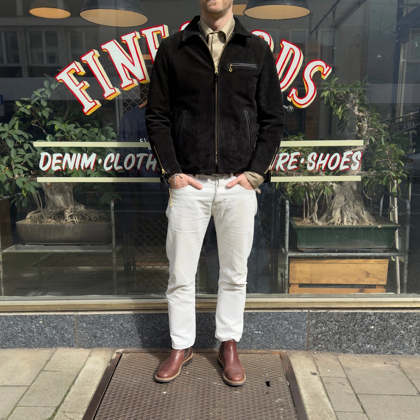 [Y’2 Leather] TR-65 Steer Roughout Single Riders Jacket