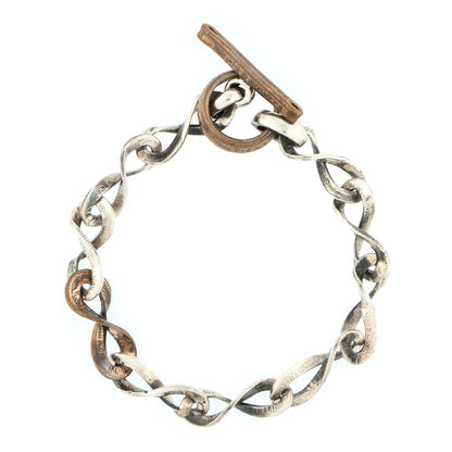 [North Works] Two-Tone Twisted Bracelet