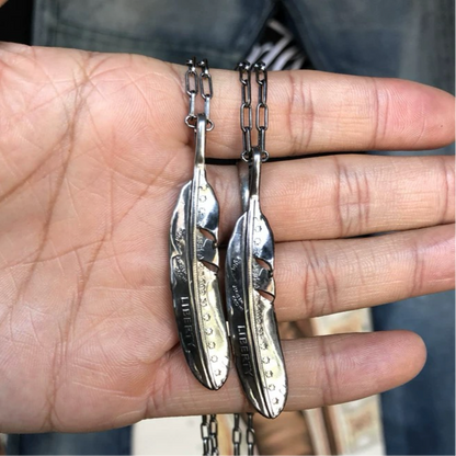 [North Works] Birds of a Feather Pendant Necklace 925 silver