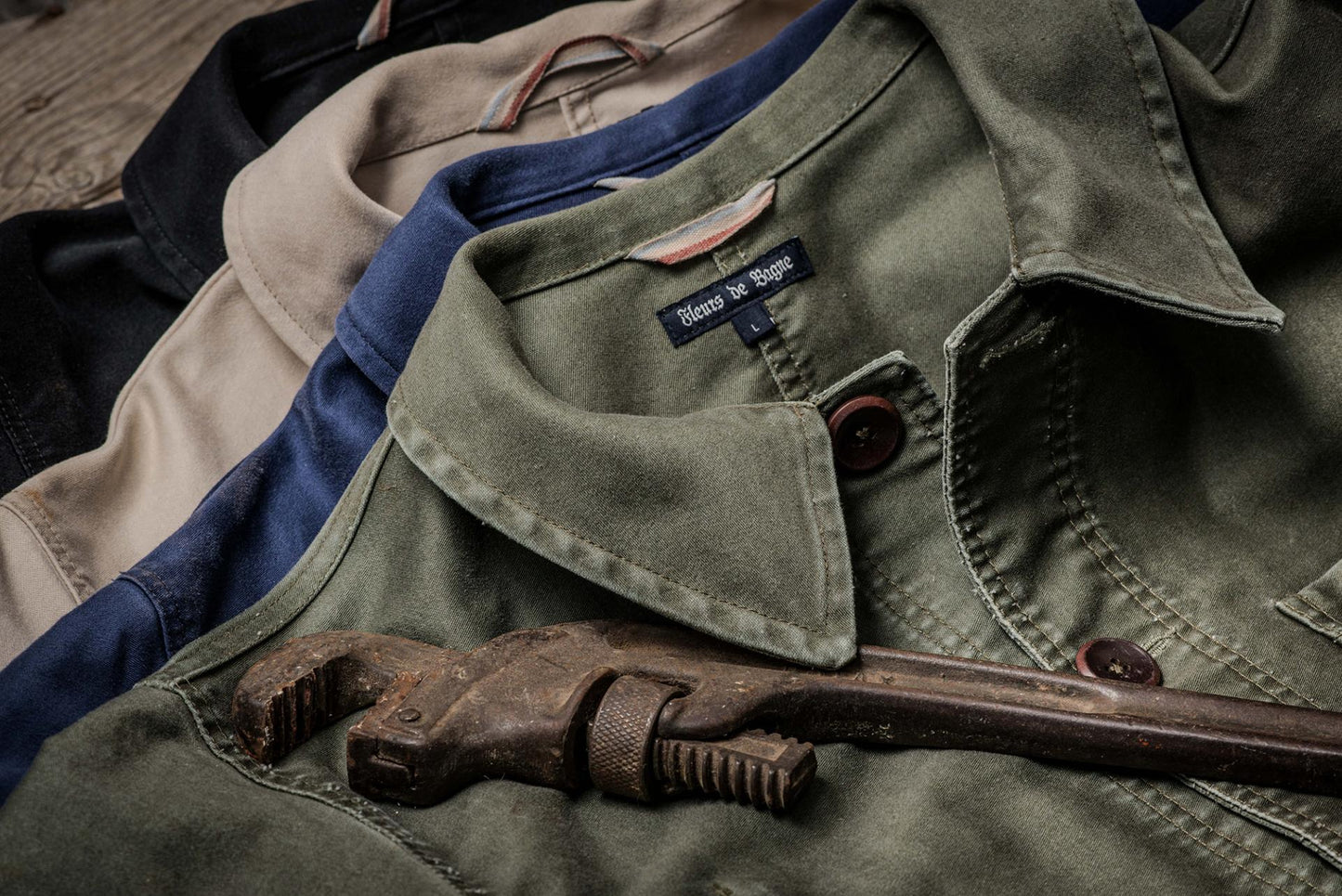 [Fleurs de Bagne] Moleskin Worker Jacket