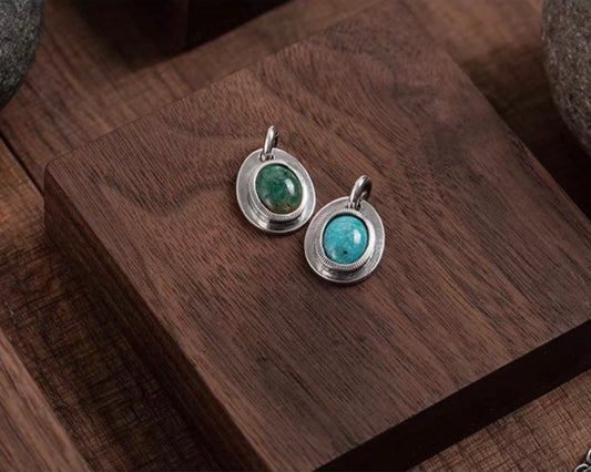 North Works Turquoise Silver Pendant