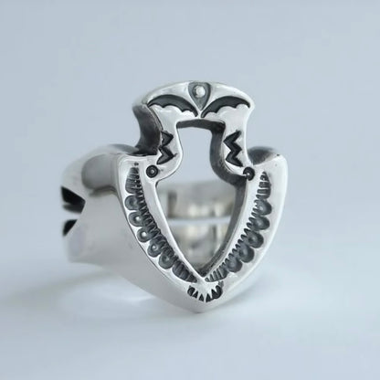 [Mt.hill] Arrow Signet Ring- 925 Sterling Siver/ Artisan Jewellry