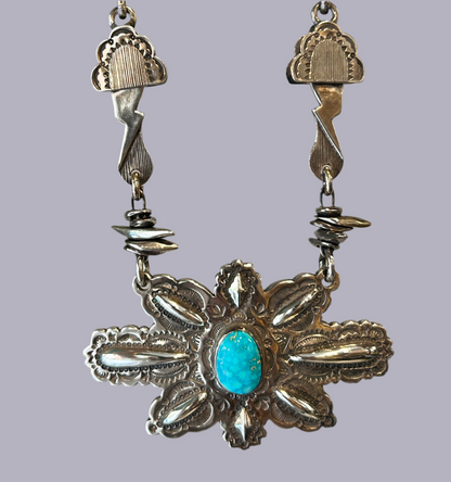 [Mt. Hill] Story Necklace Hand- Stamped Pendant