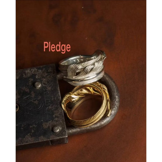 [Yusuke Kosaka] Pledge silver feather ring