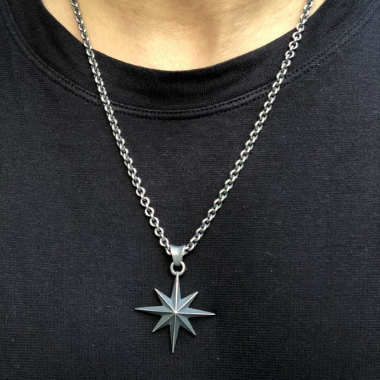 [JANGO] Sterling Silver T chain necklace