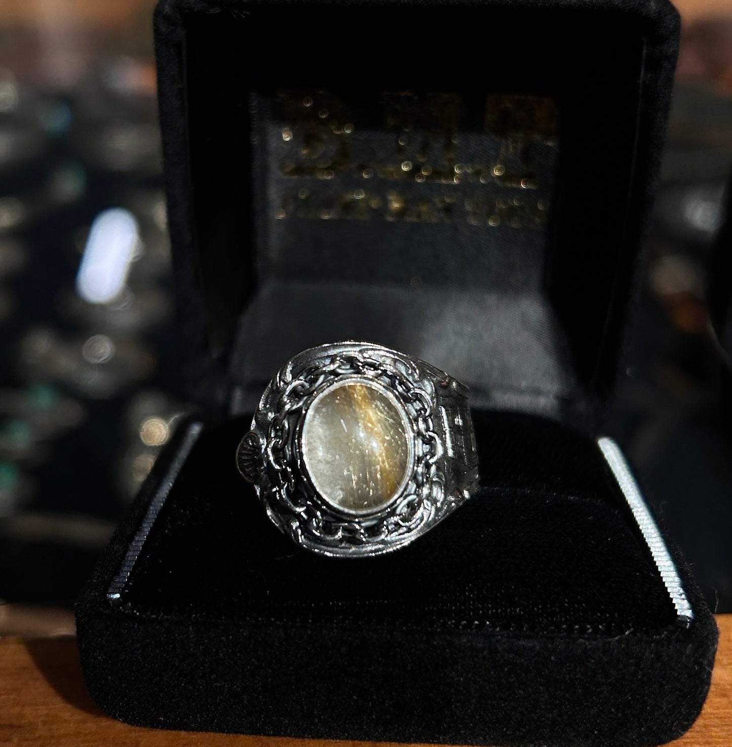 [Blind Man Togs] Rutile Spoon Ring