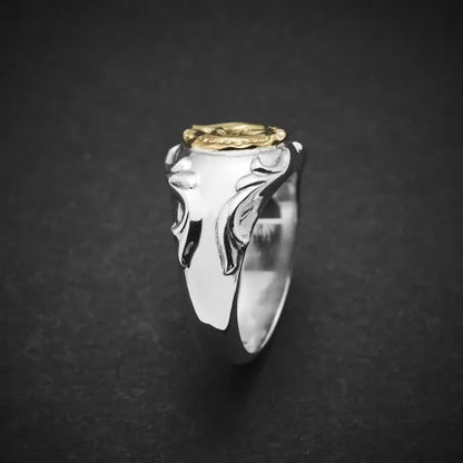 [Dear Blossom] Gold Naja Arabesque Relief Ring
