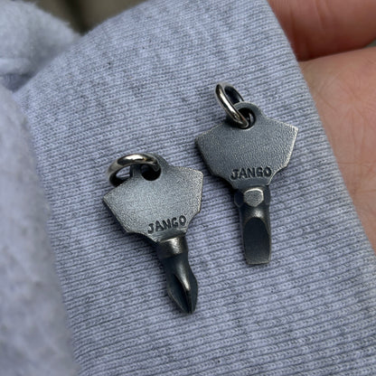 [Jango] Screw Driver Cross Slot pendant/necklace 925 silver