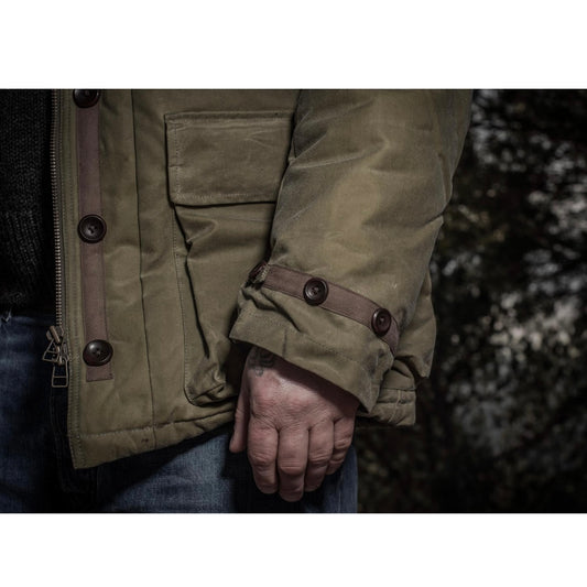 [Fleurs de Bagne] Snow Parka waxed jacket