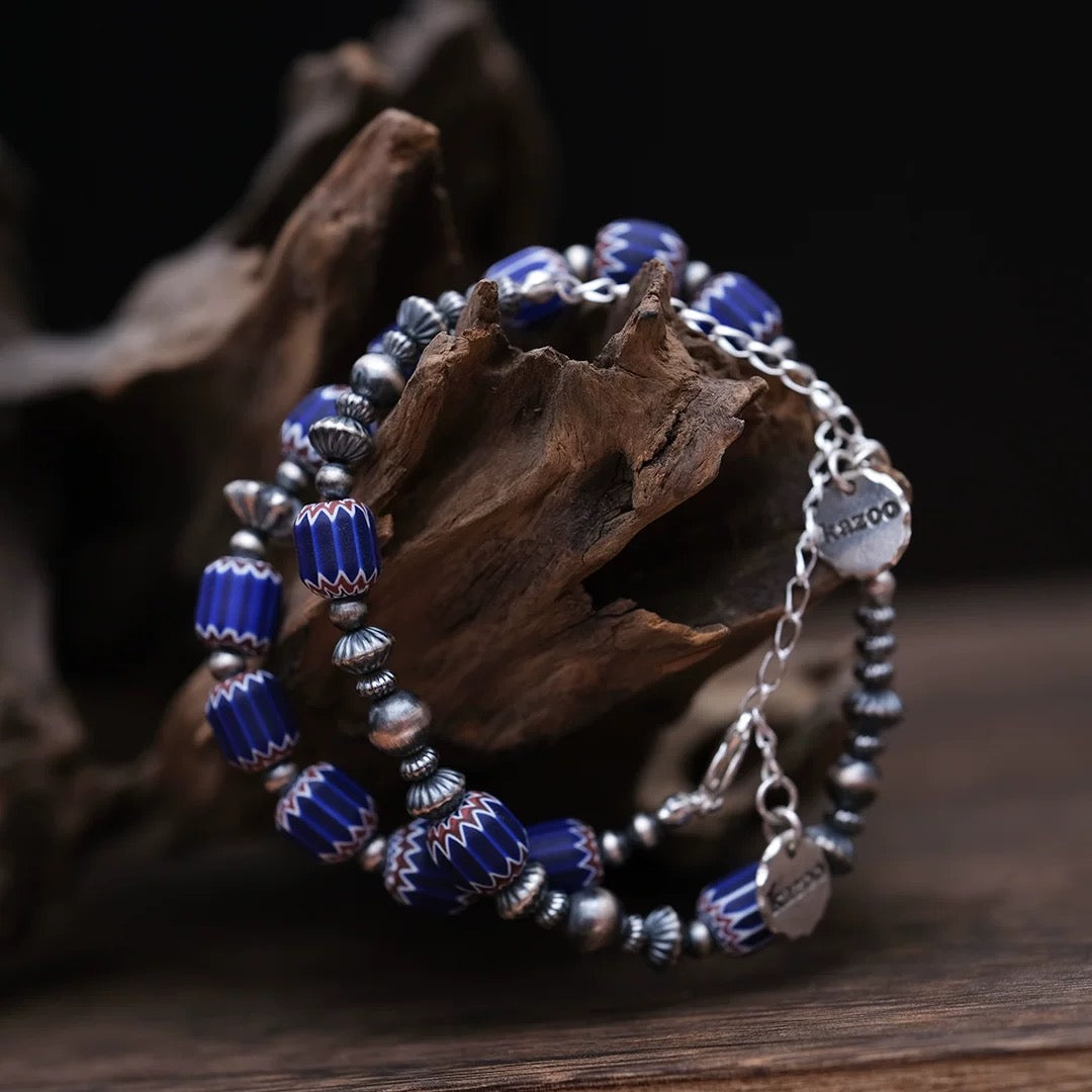 [Kazoo] Chevron Silver Bracelet