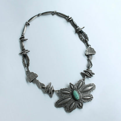 [Mt. Hill] Story Necklace Hand- Stamped Pendant