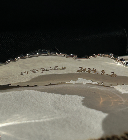 [Yusuke Kosaka Works] “Wish” Gold top Bangle
